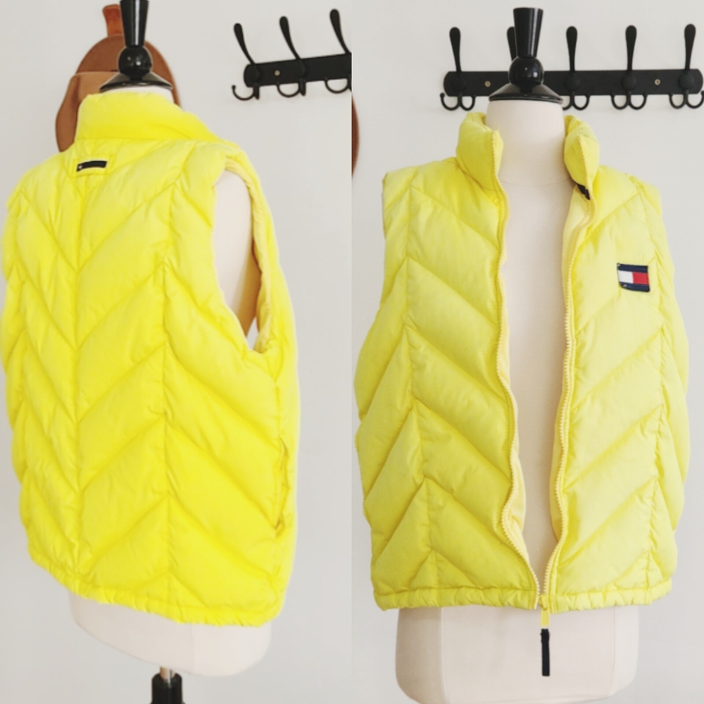 Tommy Hilfiger Yellow Puffer Vest